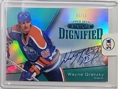 Wayne Gretzky [Autograph Green] Hockey Cards 2022 Upper Deck Stature Dignified Prices