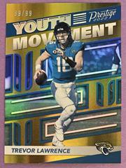 Trevor Lawrence [Gold] #YM-6 Football Cards 2022 Panini Prestige Youth Movement Prices