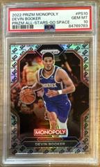 Devin Booker [GO Space] #PS10 Basketball Cards 2022 Panini Prizm Monopoly All Stars Prices