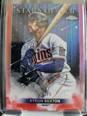 Byron Buxton [Red] Baseball Cards 2022 Topps Stars of MLB Chrome Prices