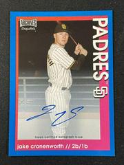 Jake Cronenworth [Blue] Baseball Cards 2022 Topps Archives Snapshots Autographs Prices