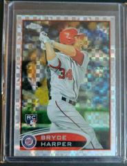 Bryce Harper [Hitting Xfractor] #196 Baseball Cards 2012 Topps Chrome Prices