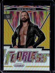 Drew McIntyre [Gold Prizm] #18 Wrestling Cards 2022 Panini Prizm WWE Fearless Prices