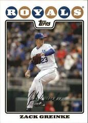 Zack Greinke [Gold Foil] #46 Baseball Cards 2008 Topps Prices