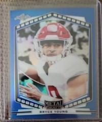Bryce Young [Prismatic Blue] #P-BY1 Football Cards 2022 Leaf Portrait Metal Draft Prices