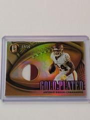 Antonio Gibson [Prime] Football Cards 2022 Panini Gold Standard Plated Prices
