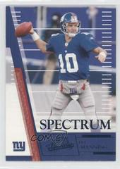 Eli Manning #7 Football Cards 2007 Playoff Absolute Memorabilia Prices
