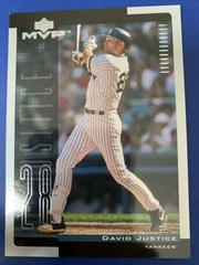 David Justice Baseball Cards 2001 Upper Deck MVP Prices