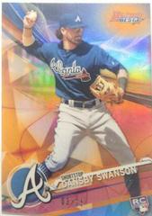 Dansby Swanson [Orange Refractor] #61 Baseball Cards 2017 Bowman's Best Prices
