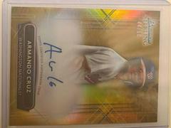 Armando Cruz [Gold] Baseball Cards 2022 Bowman Sterling Prospect Autographs Prices