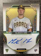 MacKenzie Gore #RA-MG Baseball Cards 2022 Topps Triple Threads Rookie Autographs Prices