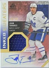 John Tavares Hockey Cards 2021 SP Game Used Inked Sweaters Autograph Prices