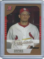Yadier Molina [Gold] Baseball Cards 2005 Bowman Draft Picks Prices
