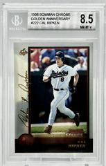 Cal Ripken Jr. #222 Baseball Cards 1998 Bowman Chrome Golden Anniversary Prices