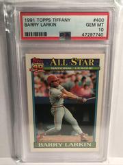 Barry Larkin #400 Baseball Cards 1991 Topps Tiffany Prices