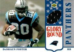 Deshaun Foster Football Cards 2002 Upper Deck Authentics Glory Bound Jersey Prices