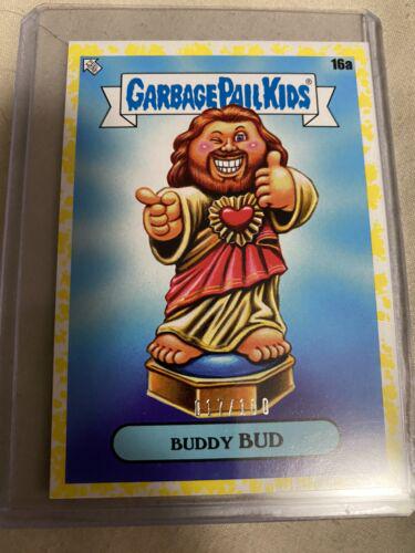 Buddy BUD [Yellow] #16a Garbage Pail Kids X View Askew