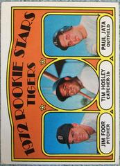 Tigers Rookies [J. Foor, T. Hosley, P. Jata] #257 Baseball Cards 1972 Topps Prices
