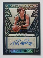 Rick Barry Basketball Cards 2021 Panini Obsidian Lightning Strike Signatures Prices