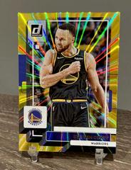 Stephen Curry [Gold Laser] #116 Basketball Cards 2022 Panini Donruss Prices