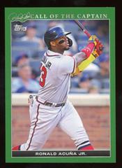 Ronald Acuna Jr. [Green] #2 Baseball Cards 2022 Topps X Derek Jeter Prices