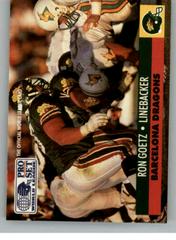 Ron Goetz #36 Football Cards 1991 Pro Set Wlaf Prices