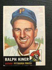Ralph Kiner Baseball Cards 1953 Topps Prices