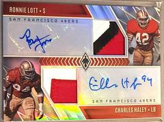 Ronnie Lott, Charles Haley #DPA-RC Football Cards 2022 Panini Phoenix Dual Patch Autographs Prices