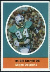 Bill Stanfill Football Cards 1972 Sunoco Stamps Prices