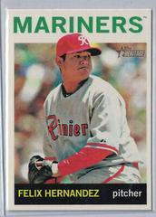 Felix Hernandez [Mariners Hat Color Variation] Baseball Cards 2013 Topps Heritage Prices