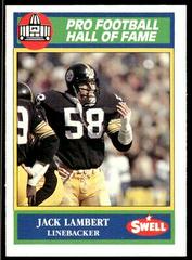 Jack Lambert #154 Football Cards 1990 Swell Greats Prices