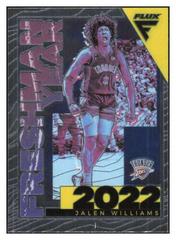Jalen Williams #13 Basketball Cards 2022 Panini Flux Freshman Year Prices