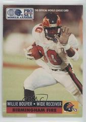 Willie Bouyer Football Cards 1991 Pro Set Wlaf Prices