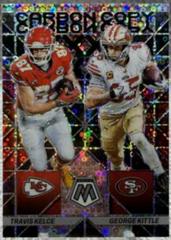 George Kittle, Travis Kelce [No Huddle Silver] #CC-5 Football Cards 2023 Panini Mosaic Carbon Copy Prices