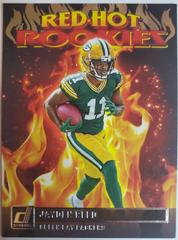 Jayden Reed #RHR-8 Football Cards 2023 Panini Donruss Red Hot Rookies Prices