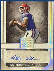 Anthony Richardson [Silver Spectrum] Football Cards 2022 Leaf Ultimate Draft Autographs Prices