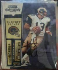 Kurt Warner [Championship Ticket Autograph] #197 Football Cards 2000 Playoff Contenders Prices