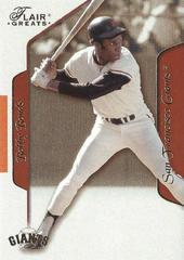 Bobby Bonds Baseball Cards 2003 Flair Greats Prices
