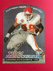 Tony Richardson [Platinum Medallion] #111P Football Cards 2000 Ultra Prices