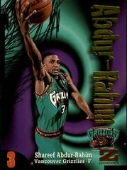 Shareef Abdur-Rahim Basketball Cards 1997 Skybox Z Force Prices
