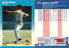 Brian Fisher #U-32 Baseball Cards 1987 Fleer Update Prices