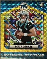 Matt Corral [Gold] Football Cards 2022 Panini Mosaic Introductions Prices
