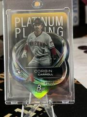 Corbin Carroll [Gold] #PPD-2 Baseball Cards 2023 Bowman Platinum Plating Die Cut Prices