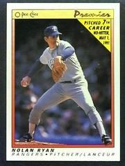 Nolan Ryan #102 Baseball Cards 1991 O Pee Chee Premier Prices