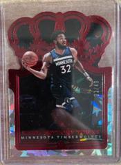 Karl Anthony Towns [Crystal Red] Basketball Cards 2021 Panini Crown Royale Prices