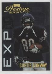 Curtis Conway [Reflections Gold] #EX179 Football Cards 1999 Playoff Prestige Exp Prices