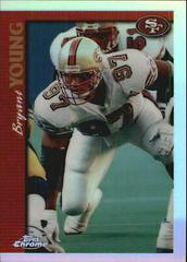 Bryant Young [Refractor] #91 Football Cards 1997 Topps Chrome Prices