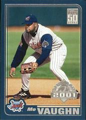 Mo Vaughn #134 Baseball Cards 2001 Topps Opening Day Prices