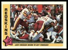 Redskins [Just Enough Room to...] Football Cards 1985 Fleer Team Action Prices
