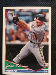 Jim Thome #612 Baseball Cards 1994 Topps Prices